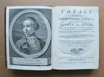 1] Relation des voyages entrepris par ordre de Sa Majesté britannique, actuellement régnante, pou faire des découvertes dans l’hémisphère méridional, et successivement exécutés par le commodore Byron, le capitaine Carteret, le capitaine Wallis & le capitaine Cook, dans les vaisseaux le Dauphin, le Swallow & l’Endeavour. - photo