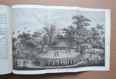 1] Relation des voyages entrepris par ordre de Sa Majesté britannique, actuellement régnante, pou faire des découvertes dans l’hémisphère méridional, et successivement exécutés par le commodore Byron, le capitaine Carteret, le capitaine Wallis & le capitaine Cook, dans les vaisseaux le Dauphin, le Swallow & l’Endeavour. - photo