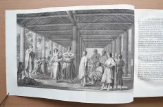 1] Relation des voyages entrepris par ordre de Sa Majesté britannique, actuellement régnante, pou faire des découvertes dans l’hémisphère méridional, et successivement exécutés par le commodore Byron, le capitaine Carteret, le capitaine Wallis & le capitaine Cook, dans les vaisseaux le Dauphin, le Swallow & l’Endeavour. - photo