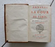 Annales de la cour et de Paris, pour les années 1697 & 1698. - photo