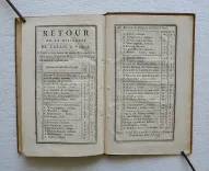 Le Conducteur Français, contenant les routes desservies par les nouvelles diligences, messageries & autres voitures publiques ; avec un détail historique & topographique des endroits où elles passent, même de ceux qu’on peut apercevoir (…).
Route de Calais à Abbeville et Calais. - photo