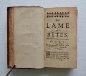 De l’âme des bêtes, ou après avoir démontré la spiritualité de l’âme de l’homme, l’on explique par la seule machine, les actions les plus surprenantes des animaux. Par A. D.***** - photo