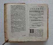 Lettres historiques ; contenant ce qui se passe de plus important en Europe ; et les réflexions nécessaires sur ce sujet. - photo