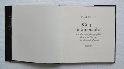 Corps mémorable.
Avec dix-huit photographies de Lucien Clergue et un dessin de Picasso. - photo