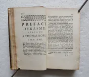 L’éloge de la folie, traduit du latin d’Érasme par M. Gueudeville.
Nouvelle édition revue & corrigée sur le texte de l’édition de Bâle, et ornée de nouvelles figures. Avec des notes. - photo