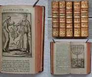 Histoire de juifs écrite par Flavius Joseph, sous le titre de Antiquitez Iudaïques, traduite sur l’original grec revue sur divers manuscrits, par Monsieur Arnauld D’Andilly.
Histoire de la guerre des juifs contre les romains par Flavius Joseph, et sa vie écrite par luy-même. Traduite du grec par Mr. Arnauld d’Andilly. - photo