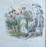 Les fleurs animées [suivi de :] Botanique moderne des dames [suivi de :] Culture des fleurs, horticulture des dames.
Introduction par Alphonse Karr, texte par Taxile Delord. - photo