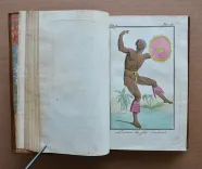 Costumes civils actuels de tous les peuples connus, dessinés d’après nature, gravés et coloriés.
Accompagnés d’une notice historique sur les mœurs, usages, coutumes, religions, fêtes, supplices, funérailles, sciences et arts, commerce, etc. de chaque peuple.
Rédigés par Sylvain Maréchal.
Seconde édition, revue et corrigée. - photo