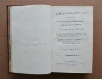 Costumes civils actuels de tous les peuples connus, dessinés d’après nature, gravés et coloriés.
Accompagnés d’une notice historique sur les mœurs, usages, coutumes, religions, fêtes, supplices, funérailles, sciences et arts, commerce, etc. de chaque peuple.
Rédigés par Sylvain Maréchal.
Seconde édition, revue et corrigée. - photo