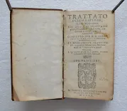 Trattato dell’oratione, & de la meditatione, nel quale si tratta de principali misteri della fede nostra, con altre cose di molto profitto al Christiano.
Composto per il R. Padre Luigi di Granata, dell’ordine de Padri Predicatori, et nuovamente tradotto dallo spagnuolo in italiano, per l’eccellente medico M. Vincenzo Buondi Mantouano. - photo