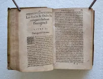 La Sainte Bible en latin et en françois, avec des notes littérales pour l’intelligence des endroits les plus difficiles.
Et la concorde des quatre évangélistes.
Divisé en trois tomes, avec un quatrième tome, contenant les livres apocryphes de l’Ancien Testament, en latin & en françois, & plusieurs autres pièces.
Des dissertations sur l’Écriture Sainte : une explication des noms hébreux, des traités & des tables de chronologie & de géographie, enrichies de figures & de nouvelles cartes, & plusieurs tables des matières. - photo
