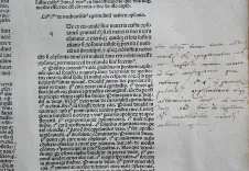 Agonis senensi super quarta folio en primi Avicenne preclara expositio cum annotationibus Jacobi de Partibus [suive de :] [Galien] / Expositio Jacobi de Forlivio super libros legnicum questionibus eiusdem (…). - photo