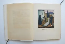 Le mariage basque.
Illustré de huit eaux-fortes en couleurs gravées en deux planches par André Lambert, d’après les aquarelles de Ramiro Arrue.
Ornements typographiques dessinés par R. Arrue, gravés sur bois par A. Lambert. - photo