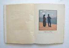 Le mariage basque.
Illustré de huit eaux-fortes en couleurs gravées en deux planches par André Lambert, d’après les aquarelles de Ramiro Arrue.
Ornements typographiques dessinés par R. Arrue, gravés sur bois par A. Lambert. - photo