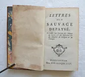 Lettres d’un sauvage dépaysé, contenant une critique des mœurs du siècle, & des réflexions sur les matières de religion & de politique. - photo