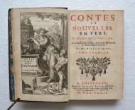 Contes et nouvelles en vers.
Nouvelle édition corrigée, augmentée & enrichie de tailles-douces dessinées par Mr Romain de Hooge. - photo