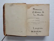 [Les Mémoires de Messire Olivier de La Marche (…) Avec annotations & corrections de J.L, D.G. (Jean Lautte de Gand)]. - photo