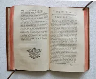 L’esprit de l’Encyclopédie, ou choix des articles les plus curieux, les plus agréables, les plus piquans, les plus philosophiques de ce grand Dictionnaire.
On ne s’est attaché qu’aux morceaux qui peuvent plaire universellement, & fournir à toutes sortes de lecteurs, & sur tout aux gens du monde, la matière d’une lecture intéressante. - photo