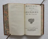 Œuvres, ou recueil des opéra-comique & parodies qu’il a donnés depuis quelques années.
Avec les airs, rondes & vaudeville notés & autres ouvrages du même auteur. - photo