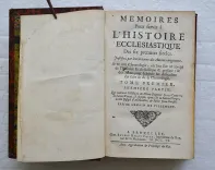 Mémoires pour servir à l’histoire ecclésiastique des six premiers siècles.
Justifiés par les citations des auteurs originaux. Avec une chronologie, où l’on fait un abrégé de l’histoire ecclésiastique & profane ; & des notes pour éclaircir les difficultés des faits & de la chronologie. - photo