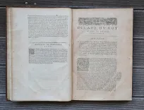 Décade contenant la vie et gestes de Henry le Grand, Roy de France et Navarre IIII° du Nom.
En laquelle est représenté l’Estat de la France depuis le dernier traicté de Cambray 1559. Jusques à la mort dudict Seigneur, icelle comprise, avec ce qui c’est faict & passé incontinent après icelle : les grandeurs des deux couronnes de France & de Navarre & les droicts dudit Seigneur sur plusieurs grandes terres & seigneuries. - photo