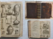 Cours de chymie, contenant la manière de faire les opérations qui sont en usage dans la Médecine, par une méthode facile.
Avec des raisonnemens sur chaque opération, pour l’instruction de ceux qui veulent s’appliquer à cette Science.
Onzième édition. Revuë, corrigée & augmentée par l’autheur. - photo