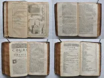 Cours de chymie, contenant la manière de faire les opérations qui sont en usage dans la Médecine, par une méthode facile.
Avec des raisonnemens sur chaque opération, pour l’instruction de ceux qui veulent s’appliquer à cette Science.
Onzième édition. Revuë, corrigée & augmentée par l’autheur. - photo