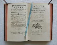 Causes célèbres, curieuses et intéressantes de toutes les cours souveraines du Royaume, avec les jugemens qui les ont décidés. - photo