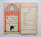 Costumes de théâtre, ballets et divertissements. - photo