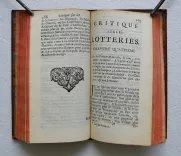 Critique historique, politique, morale, économique, & comique sur les lotteries, anciennes, & modernes, spirituelles, & temporelles. Des États, & des Églises.
Avec des considérations sur l’ouvrage & sur l’auteur. - photo