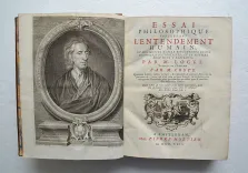 Essai philosophique concernant l’entendement humain, ou l’on montre quelle est l’étendue de nos connaissances certaines, et la manière dont nous y parvenons.
Traduit de l’anglois par M. Coste.
Quatrième édition, revue, corrigée, & augmentée de quelques additions importantes de l’auteur qui n’ont paru qu’après sa mort, & de plusieurs remarques du traducteur, dont quelque-unes paraissent pour la première fois dans cette édition. - photo
