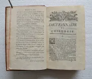 Dictionnaire de chirurgie, communiqué à l’Encyclopédie par M. Louis, secrétaire perpétuel de l’Académie Royale de Chirurgie, professeur royal de physiologie (…).
Extrait et rédigé par M.P.F. Docteur en Médecine & membre de plusieurs Académies. - photo