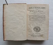Dictionnaire de chirurgie, communiqué à l’Encyclopédie par M. Louis, secrétaire perpétuel de l’Académie Royale de Chirurgie, professeur royal de physiologie (…).
Extrait et rédigé par M.P.F. Docteur en Médecine & membre de plusieurs Académies. - photo