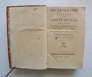 Dictionnaire portatif des arts et métiers, contenant en abrégé : l’histoire, la description & la police des arts et métiers, des fabriques et manufactures de France & des pays étrangers. - photo