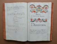 Livre d’arithmétique contenant les règles utiles pour le commerce et autres avec leurs explications.
Appartenant à Jean-Antoine Bêch fils de Joseph de ce lieu d’Entrecasteau.
Fini le vingt-six du mois de septembre de l’année mil sept cent quatre-vingt-cinq.
Fait de la main gauche de M. Louis André Simon démonstrateur de l’Arithmétique. 1785. - photo