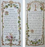 Petit livre d’Heures. Contenant les prières pendant la Sainte Messe et les cérémonies du mariage. - photo