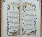 Petit livre d’Heures. Contenant les prières pendant la Sainte Messe et les cérémonies du mariage. - photo