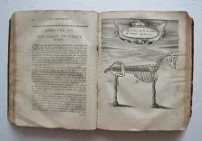 Le nouveau et sçavant mareschal, dans lequel est traité de la composition de la nature, des qualitez, perfections, & défauts des chevaux. Plus les signes de toutes les maladies & blessures qui leur peuvent arriver, avec la méthode de les guérir parfaitement (…).
L’anatomie du corps du cheval avec les figures. Un nouveau traité du haras, qui enseigne le moyen d’élever de très beaux & bons chevaux (…).
Les ruses que les marchands de chevaux employent pour cacher les défauts que peut avoir un cheval qu’ils exposent en vente & le moyen de les découvrir.
Un excellent traité pour bien ferrer & rétablir les méchants pieds, & conserver les bons (…).
La représentation & les usages des instruments, desquels on se sert dans les opérations mentionnées en cet ouvrage.
Traduit du célèbre Markam gentilhomme anglois par le sieur de Foubert, escuyer du Roy (…). - photo