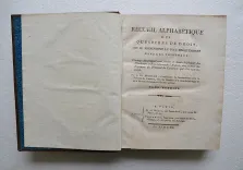 Recueil alphabétique des questions de Droit, qui se présentent le plus fréquemment dans les tribunaux.
Ouvrage dans lequel sont fondus et classés la plupart des plaidoyers et réquisitoires de l’auteur, avec le texte des jugements du tribunal de cassation, qui s’en sont en suivis. - photo