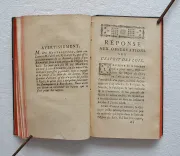 Lettres familières.
Nouvelle édition, augmentée de plusieurs lettres & autres ouvrages du même auteur, qui ne se trouvent point dans les éditions précédentes [suivi de] : Réponse aux observations sur l’Esprit des loix. - photo