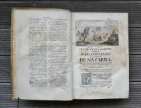 Investigaciones historicas de las antiguedades del reyno de Navarra.
Por el P. Joseph de Moret de la compañia de Jesus, natural de Pamplona, chronista del mismo reyno. - photo