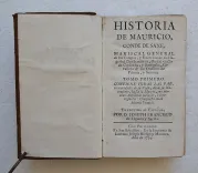 « Impression de Saint-Sébastien. »
Historia de Mauricio, Conde de Saxe (…).
Contiene todas las particularidades de su vida, desde su nacimiento, basta su muerte, con muchas anecdotas curiosas, è interessantes : compuesta en la idioma Francès.
Traducida al Español, por D. Joseph Francisco de Lapaza y Sarria. - photo
