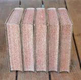 Lettres du cardinal d’Ossat, avec des notes historiques & politiques de Mr. Amelot de La Houssaie.
Nouvelle édition corrigée sur le manuscrit original, considérablement augmentée & enrichie de nouvelles notes de Mr. Amelot de La Houssaie, qui ne se trouvent point dans la dernière édition de Paris de 1697.
Divisée en cinq tomes. - photo