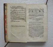 Recherches philosophiques sur les Américains, ou Mémoires intéressants pour servir à l’histoire de l’espèce humaine.
Avec une dissertation sur l’Amérique & les Américains, par Dom Pernetty. - photo