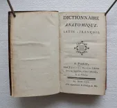 Dictionnaire anatomique, latin-françois. - photo