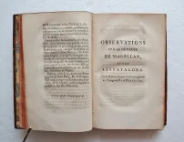 Histoire d’un voyage aux isles Malouines, fait en 1763, & 1764 ; avec des observations sur le détroit de Magellan, et sur les Patagons.
Nouvelle édition. Refondue & augmentée d’un discours préliminaire, de remarques sur l’histoire naturelle, etc. - photo