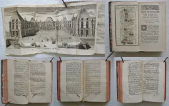 Description de Paris, de Versailles, de Marly, de Meudon, de S. Cloud, de Fontainebleau, et de toutes les autres belles maisons & châteaux des environs de Paris.
Avec des figures en taille-douce. Nouvelle édition. - photo
