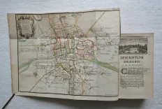 Description de Paris, de Versailles, de Marly, de Meudon, de S. Cloud, de Fontainebleau, et de toutes les autres belles maisons & châteaux des environs de Paris.
Avec des figures en taille-douce. Nouvelle édition. - photo