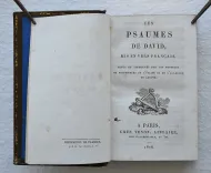 Les psaumes de David, mis en vers français, revus et approuvés par les pasteurs et professeurs de l’Eglise et de l’Académie de Genève. - photo