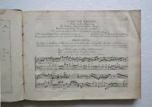 Ballet de la paix – Mis en musique par Mrs. Rebel fils surintendant de la musique du Roy, et Françoeur, compositeur de la musique de Chambre de Sa Majesté.
Représentée par l’Académie Royale de Musique, le jeudy 29 may 1738.
Gravée par De Gland, graveur du Roy. - photo